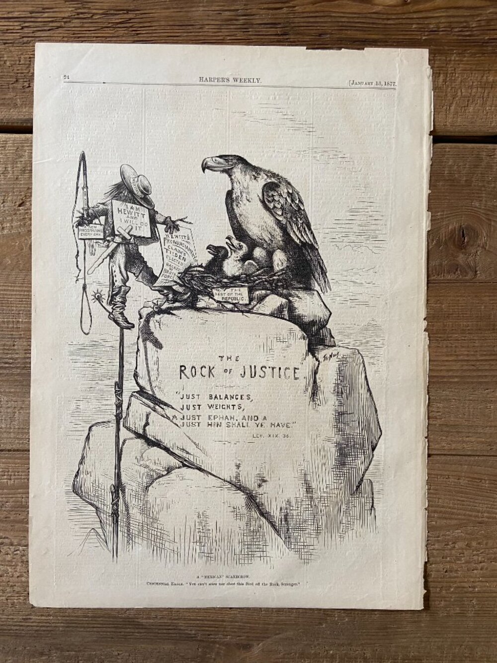 Political Cartoon, Harpers Weekly, Thomas Nast